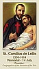 ST CAMILLUS
PRAYER CARD